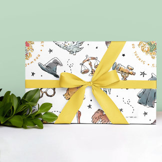 Harry Potter Icons Pattern - Baby Shower Wrapping Paper