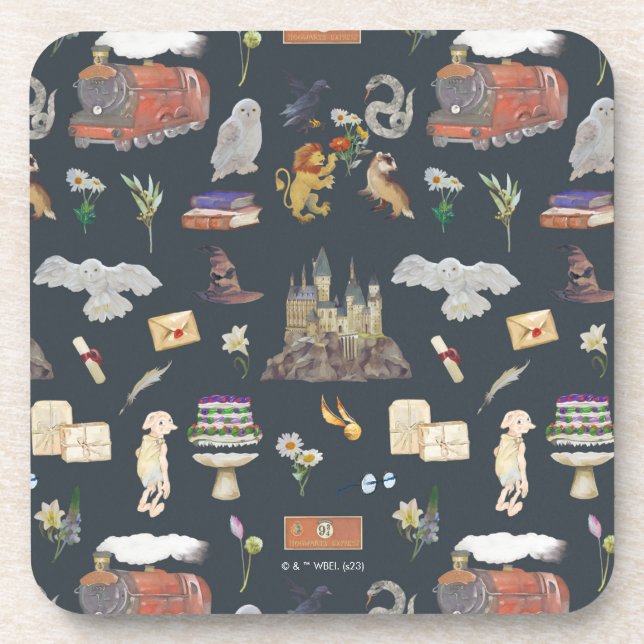 HARRY POTTER™ | Icons Pattern Coaster (Front)