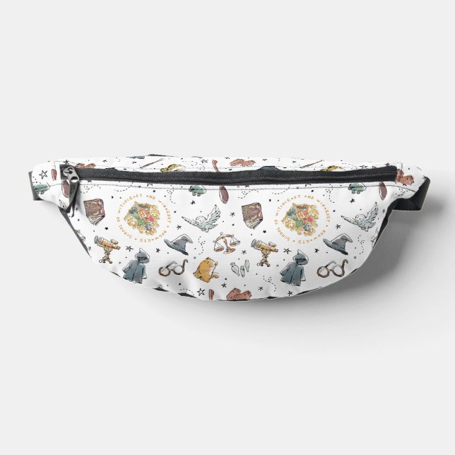 Harry Potter Icons Pattern Fanny Pack (Lay Down)