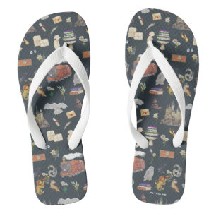 HARRY POTTER™   Icons Pattern Flip Flops