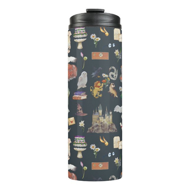 HARRY POTTER™ | Icons Pattern Thermal Tumbler (Front)