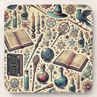 Harry Potter inspired magical drink coasters. Coaster
