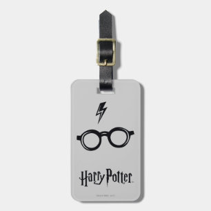Harry Potter   Lightning Scar and Glasses Luggage Tag