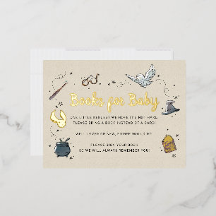 Harry Potter - Livres pour Baby Invitation