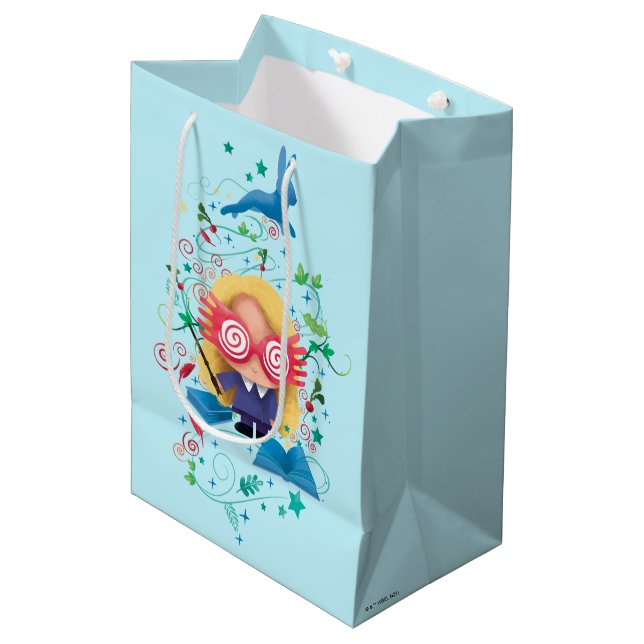 Harry Potter | Luna Lovegood Graphic Medium Gift Bag (Front Angled)
