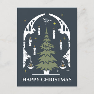 HARRY POTTER™ Magical Christmas Tree Holiday Postcard