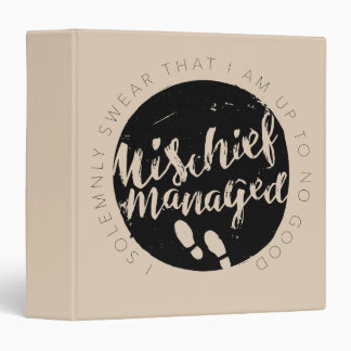 Harry Potter | Marauder's Map Charms Typography Binder