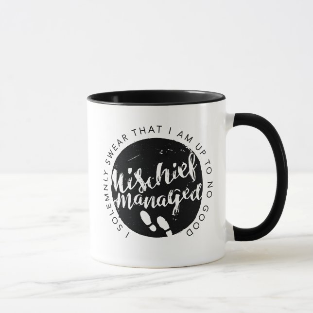 Harry Potter | Marauder's Map Charms Typography Mug (Right)