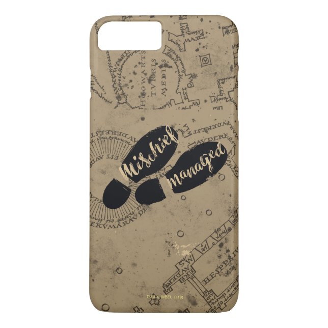 Harry Potter | MISCHIEF MANAGED™ Map Footprints Case-Mate iPhone Case (Back)