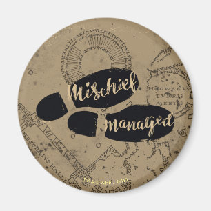 Harry Potter   Mischief Managed Map Footprints Magnet