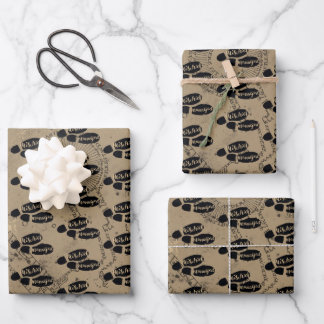 Harry Potter | MISCHIEF MANAGED™ Map Footprints Wrapping Paper Sheet
