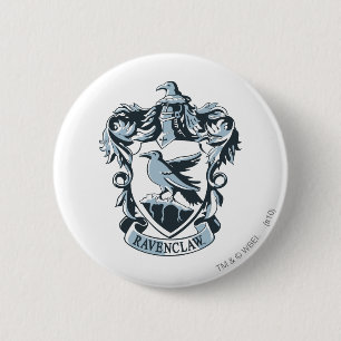 Harry Potter   Modern Ravenclaw Crest 2 Inch Round Button