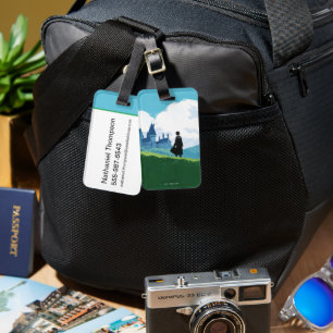 HARRY POTTER™ Overlooking HOGWARTS™ Castle Luggage Tag