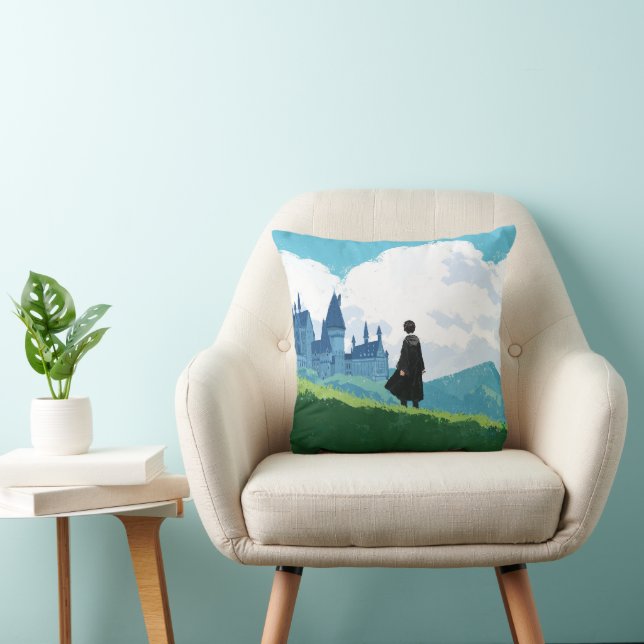 HARRY POTTER™ Overlooking HOGWARTS™ Castle Throw Pillow (Chair)