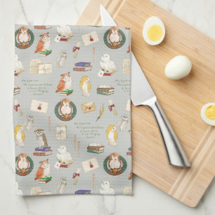HARRY POTTER™   Owl Letter Pattern Kitchen Towel