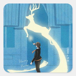 HARRY POTTER™ Patronus Painting Square Sticker