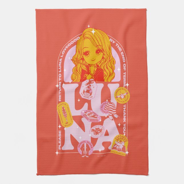 HARRY POTTER™ | Please Return to Luna Lovegood Kitchen Towel (Vertical)
