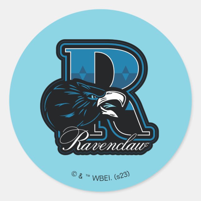 HARRY POTTER™ | RAVENCLAW™ Athletic Badge Classic Round Sticker (Front)