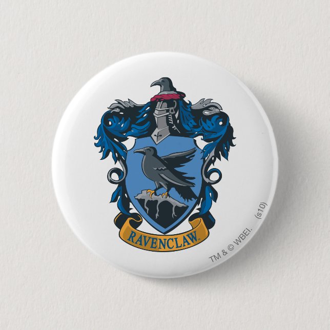 Harry Potter | Ravenclaw Coat of Arms 2 Inch Round Button (Front)