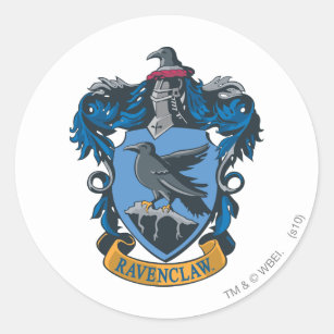 Harry Potter   Ravenclaw Coat of Arms Classic Round Sticker