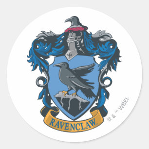 Harry Potter   Ravenclaw Coat of Arms Classic Round Sticker
