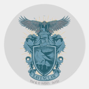 Harry Potter   Ravenclaw Crest Classic Round Sticker