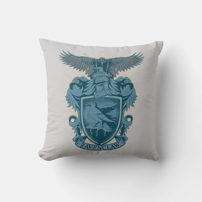 Harry Potter | Ravenclaw Crest Throw Pillow (Front)