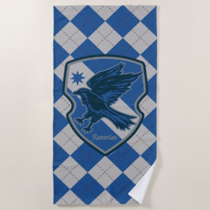 Harry Potter   Ravenclaw House Pride Crest Beach Towel