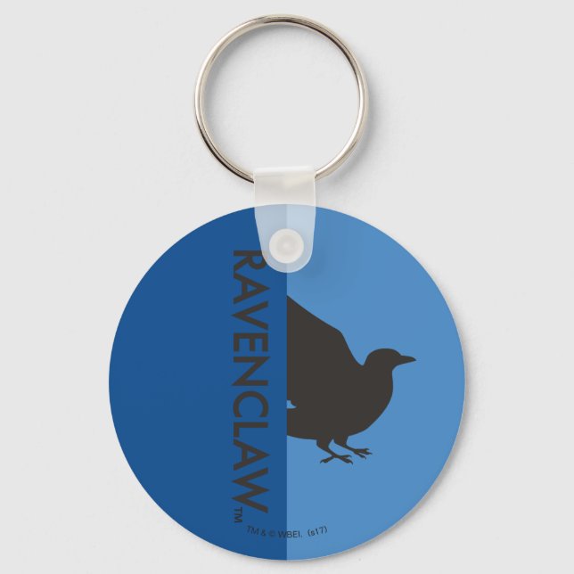 Harry Potter | Ravenclaw House Pride Graphic Keychain (Front)