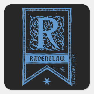 Harry Potter | Ravenclaw Monogram Banner Square Sticker