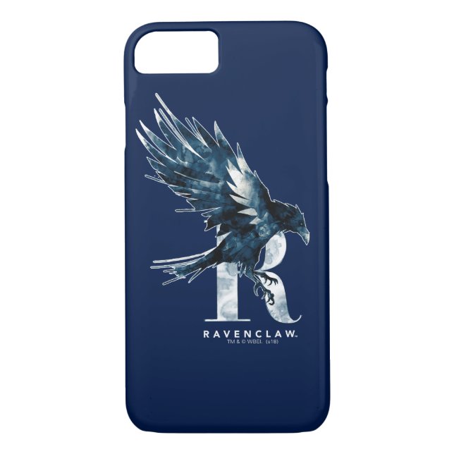 Harry Potter | RAVENCLAW™ Raven Watercolor Case-Mate iPhone Case (Back)