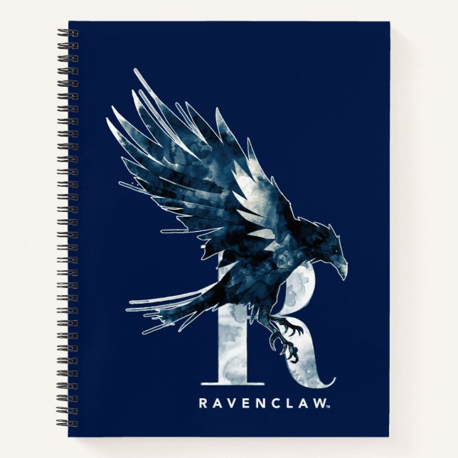 Harry Potter | RAVENCLAW™ Raven Watercolor Notebook (Front)