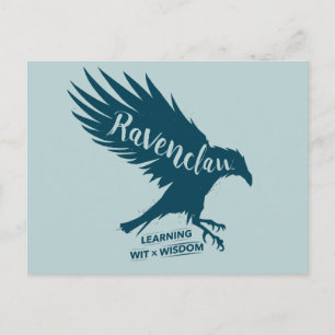 Harry Potter RAVENCLAW™ Silhouette Typography Postcard
