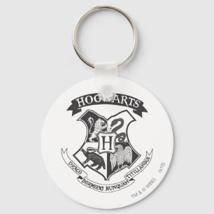 Harry Potter   Retro Hogwarts Crest Keychain