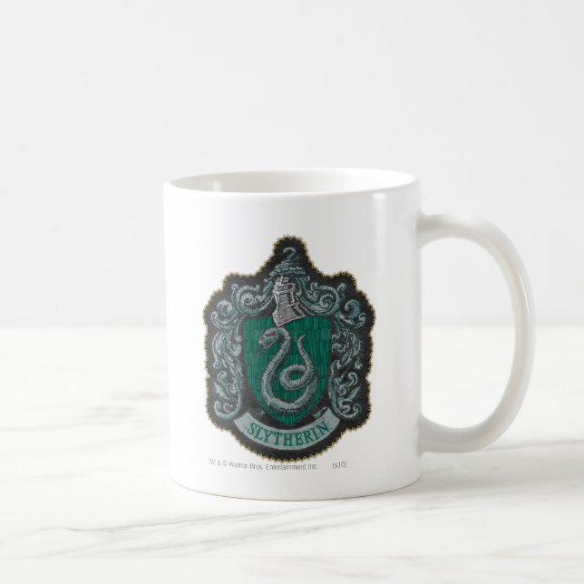 Harry Potter | Retro Mighty Slytherin Crest Coffee Mug (Right)