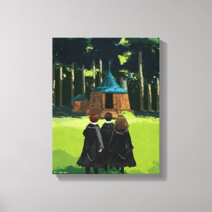 HARRY POTTER™, Ron, & Hermione at Hagrid's Hut Canvas Print