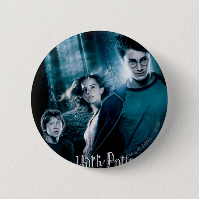 Harry Potter Ron Hermione In Forest 2 Inch Round Button (Front)