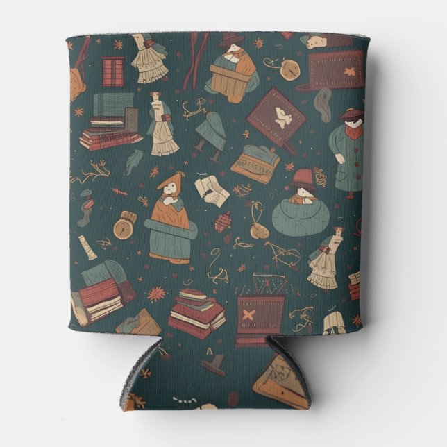 Harry potter seamless pattern can cooler (Front)