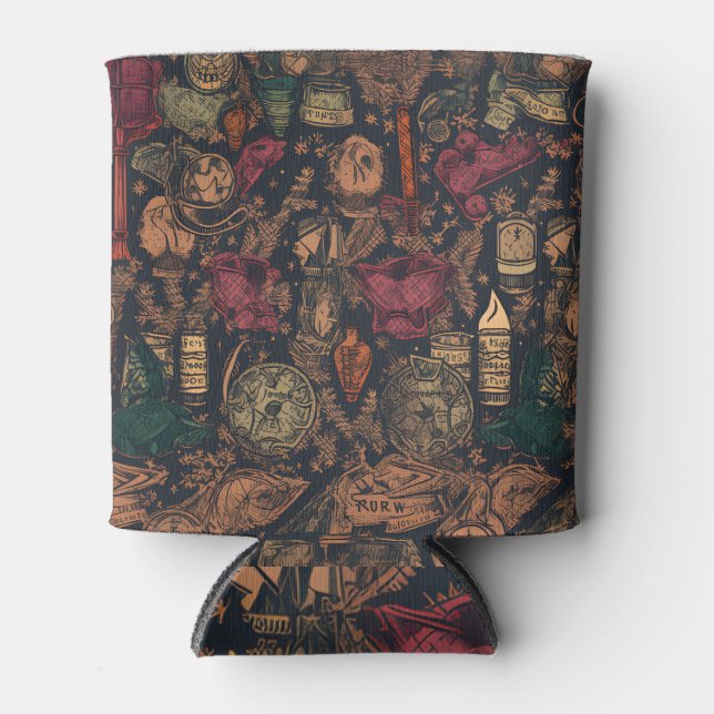 Harry potter seamless pattern can cooler (Front)