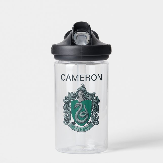 Harry Potter | Slytherin | Add Your Name Water Bottle (Front)