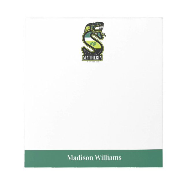 HARRY POTTER™ | SLYTHERIN™ Athletic Badge Notepad (Front)