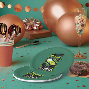 HARRY POTTER™   SLYTHERIN™ Athletic Badge Paper Plate