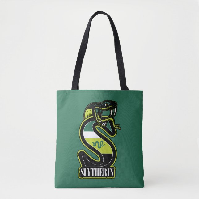 HARRY POTTER™ | SLYTHERIN™ Athletic Badge Tote Bag (Front)