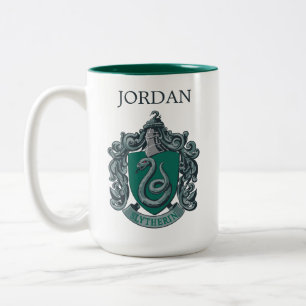 Harry Potter Slytherin Crest Add Your Name Two-Tone Coffee Mug