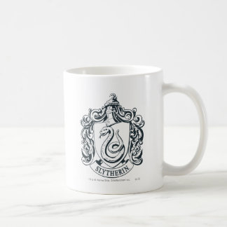Harry Potter | Slytherin Crest - Black and White Coffee Mug