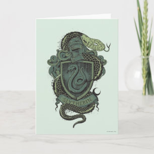 Harry Potter    Slytherin Crest Card