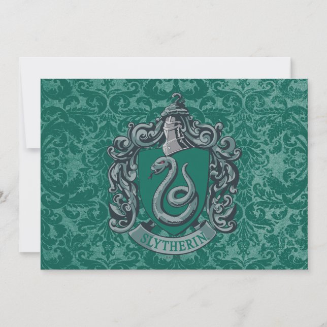 Harry Potter | Slytherin Crest Green Card (Front)