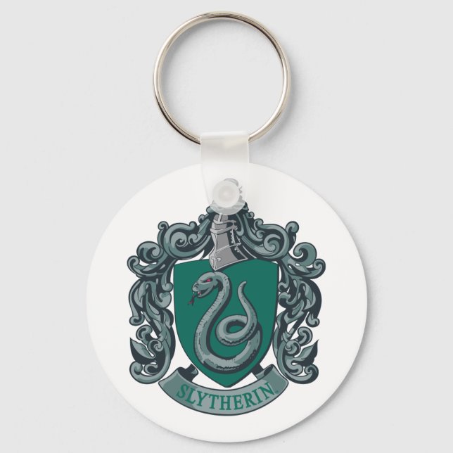 Harry Potter | Slytherin Crest Green Keychain (Front)