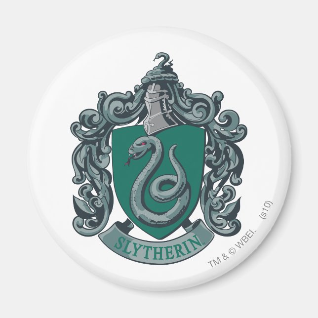 Harry Potter | Slytherin Crest Green Magnet (Front)