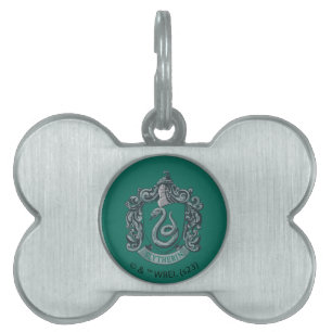 Harry Potter Slytherin Crest Green Pet ID Tag